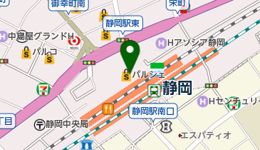 静岡ハートリズムクリニックの地図画像