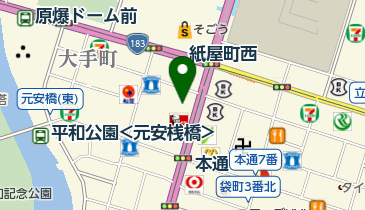 品川スキンクリニック 広島院の地図画像