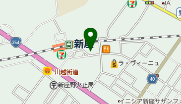 新座駅前耳鼻咽喉科の地図画像