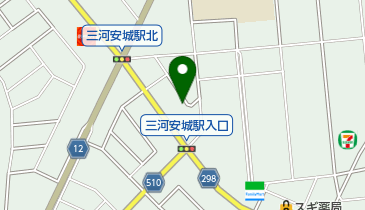 ジュンレディースクリニック安城の地図画像