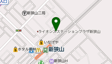 新狭山セントラルクリニックの地図画像