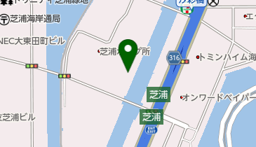 芝浦アイランド皮フ科の地図画像