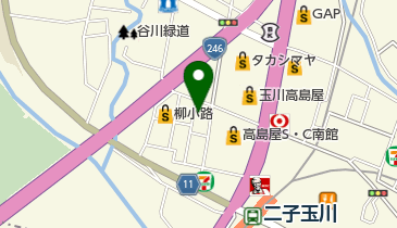二子玉川スキンクリニックの地図画像