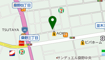 くわのすずき内科クリニックの地図画像