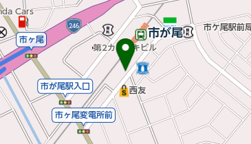 市が尾耳鼻咽喉科の地図画像