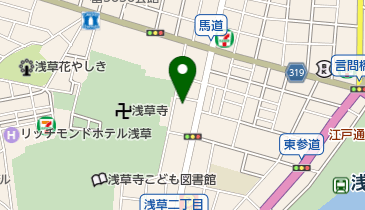 浅草二天門クリニックの地図画像