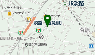 はりの眼科の地図画像