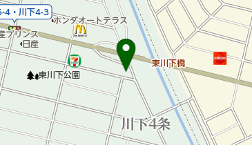 川下ばく内科の地図画像