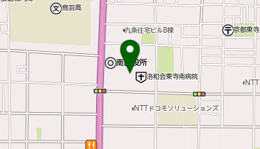 洛和会東寺南クリニックの地図画像