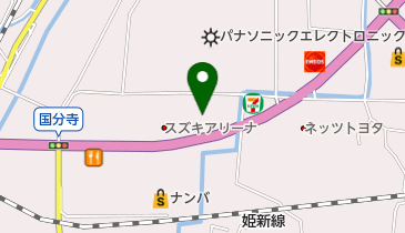 布上内科医院の地図画像