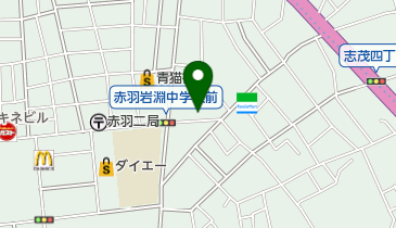 あかばね整形外科の地図画像