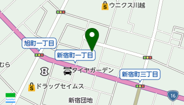 かわごえ心療内科クリニックの地図画像