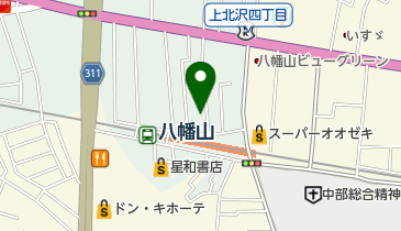 フラテ痛みのクリニックの地図画像