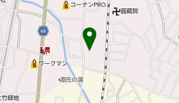 おかもと心とからだのクリニックの地図画像
