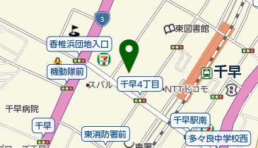 千早並木通りクリニックの地図画像