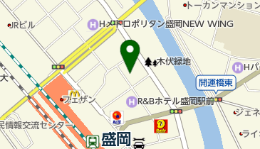 盛岡駅前おおば脳神経内科クリニックの地図画像