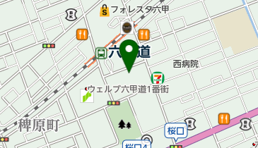 うえの皮フ科の地図画像