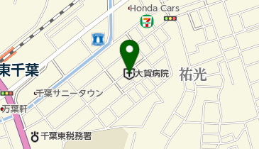 大賀医院の地図画像