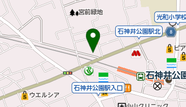 こころのクリニック石神井 練馬区 精神科 177 0041 の地図 アクセス 地点情報 Navitime