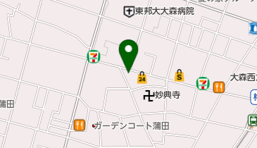 梅屋敷眼科クリニックの地図画像