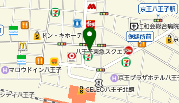 八王子糖尿病内科クリニックの地図画像