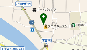 小倉かとう内科の地図画像