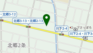 北郷通り内科クリニックの地図画像