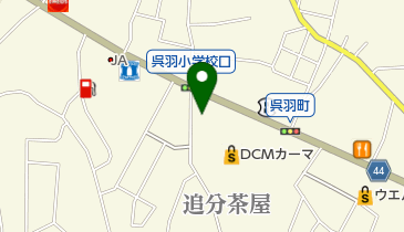 わかぐり内科医院の地図画像