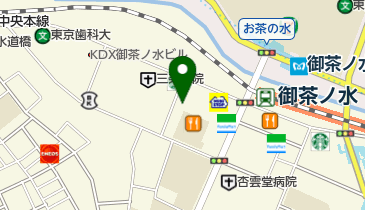 B&Jクリニック お茶の水の地図画像