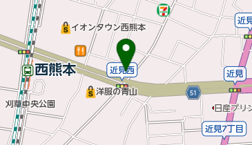 楢原医院の地図画像