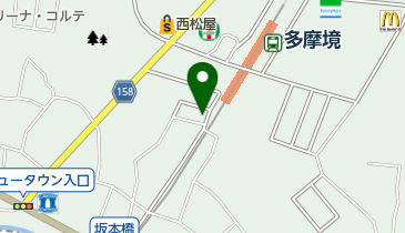 多摩境内科クリニックの地図画像