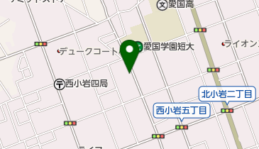 西小岩ファミリークリニックの地図画像