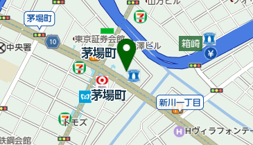 日本橋茅場町こころのクリニックの地図画像