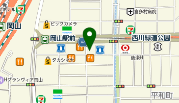 AGAスキンクリニック 岡山院の地図画像