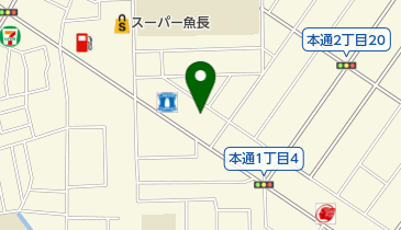 産婦人科ほんどおりクリニックの地図画像