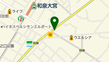 てい整形外科クリニックの地図画像