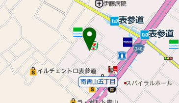 メディカルブランチ表参道の地図画像