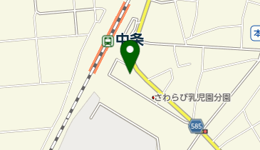 中条駅前じゅん耳鼻科の地図画像