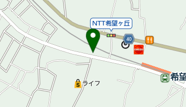 希望ヶ丘しまや内科の地図画像