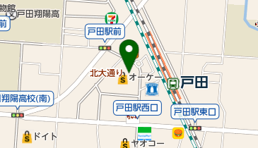 とだ皮膚科クリニックの地図画像