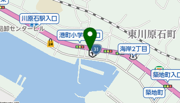 岸槌医院の地図画像