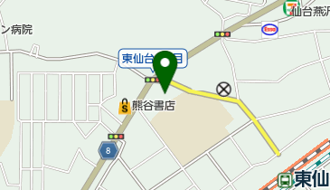 シャントクリニック仙台東の地図画像