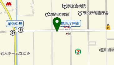 こしの内科の地図画像