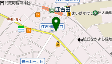 江古田まえはらクリニックの地図画像