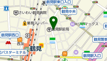 鶴見東口やはらクリニックの地図画像