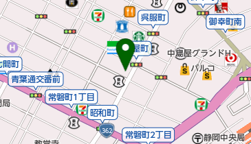 東京ノーストクリニック 静岡院の地図画像