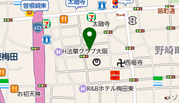 東京ノーストクリニック 梅田院の地図画像