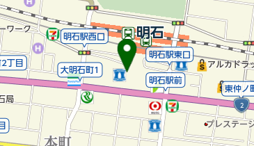 大西脳神経外科病院附属明石駅前クリニックの地図画像