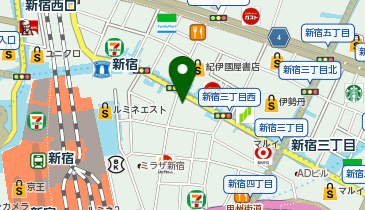渋谷美容外科クリニック新宿院の地図画像