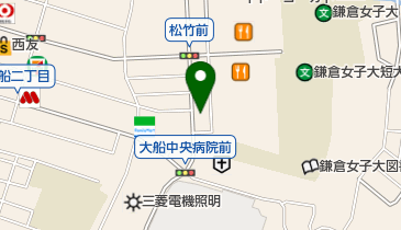 湘南おおふなクリニックの地図画像